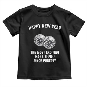 Funny New Years Eve Toddler T Shirt Ball Drop Rude Adult Humor TS10 Black Print Your Wear