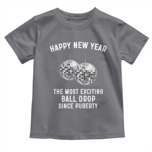 Funny New Years Eve Toddler T Shirt Ball Drop Rude Adult Humor TS10 Charcoal Print Your Wear