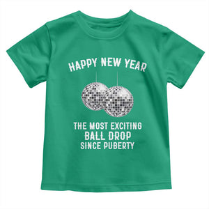 Funny New Years Eve Toddler T Shirt Ball Drop Rude Adult Humor TS10 Irish Green Print Your Wear