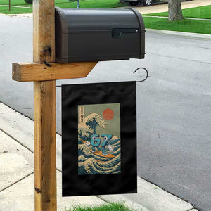 67 Surfing Japanese Garden Flag Funny Great Wave Off Kanagawa Six Seven Brainrot Meme TS10 Print Your Wear