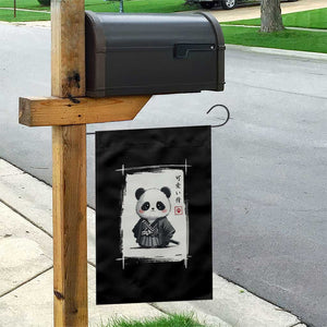 Kawaii Anime Samurai Panda Garden Flag Vintage Sumi-e Japanese Art Funny Panda Lovers TS10 Print Your Wear