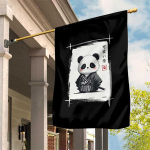 Kawaii Anime Samurai Panda Garden Flag Vintage Sumi-e Japanese Art Funny Panda Lovers TS10 Print Your Wear