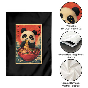 Kawaii Anime Panda Ramen Garden Flag Funny Japanese Noodles Anime Lovers TS10 Print Your Wear