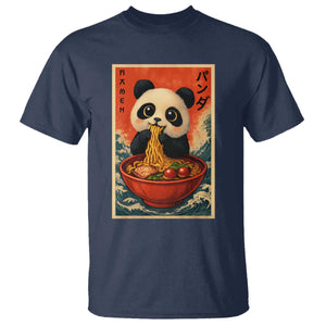 Kawaii Anime Panda Ramen T Shirt Funny Japanese Noodles Anime Lovers TS10 Navy Print Your Wear