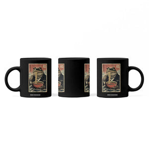 Frog Eat Ramen Coffee Mug Funny Japanese Noodles Anime Lovers Kawaii Anime TS10 Print Your Wear