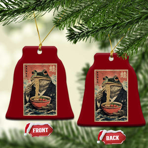Frog Eat Ramen Ceramic Ornament Funny Japanese Noodles Anime Lovers Kawaii Anime TS10 Print Your Wear