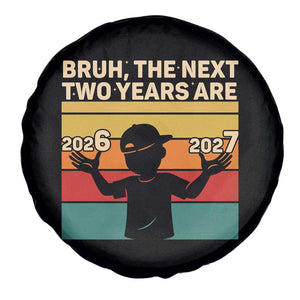 Bruh 67 New Years Eve Party Spare Tire Cover Six Seven Boys 67 Meme 6 7 Numbers TS10 Print Your Wear