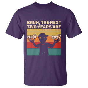Bruh 67 New Years Eve Party T Shirt Six Seven Boys 67 Meme 6 7 Numbers TS10 Purple Print Your Wear