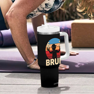 Bruh 67 Meme Tumbler With Handle Funny Six Seven Meme 6 7 Numbers Kid Gen Alpha TS10 Print Your Wear