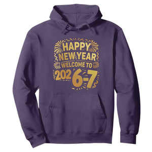 67 New Years Eve Hoodie Funny Six Seven 2026 Meme 6 7 Numbers Kid Gen Alpha TS10 Purple Print Your Wear