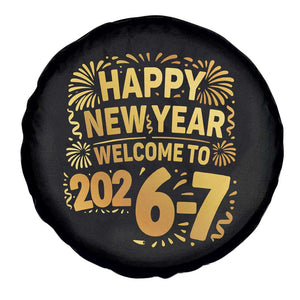 67 New Years Eve Spare Tire Cover Funny Six Seven 2026 Meme 6 7 Numbers Kid Gen Alpha TS10 Print Your Wear