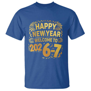 67 New Years Eve T Shirt Funny Six Seven 2026 Meme 6 7 Numbers Kid Gen Alpha TS10 Royal Blue Print Your Wear