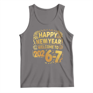 67 New Years Eve Tank Top Funny Six Seven 2026 Meme 6 7 Numbers Kid Gen Alpha TS10 Deep Heather Print Your Wear