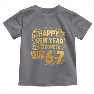 67 New Years Eve Toddler T Shirt Funny Six Seven 2026 Meme 6 7 Numbers Kid Gen Alpha TS10 Charcoal Print Your Wear