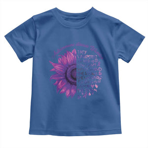 Autoimmune Disease Awereness Toddler T Shirt I Am The Storm Purple Ribbon TS10 Royal Blue Print Your Wear