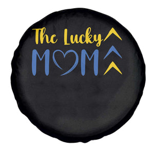 Down Syndrome Mom Spare Tire Cover Three Arrows The Lucky Mama T21 321 TS10 Print Your Wear