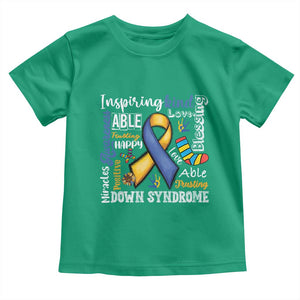 Down Syndrome Awareness Toddler T Shirt Rock Your Socks Different Not Less TS10 Irish Green Print Your Wear