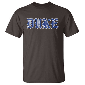 Duke T Shirt Vintage City TS10 Dark Chocolate Print Your Wear