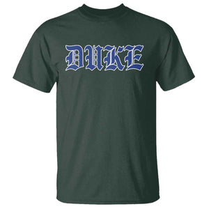 Duke T Shirt Vintage City TS10 Dark Forest Green Print Your Wear