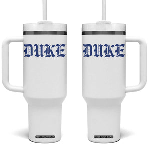 Duke Tumbler With Handle Vintage City TS10 One Size: 40 oz White Print Your Wear