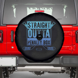 Ice Hockey Player Gifts Spare Tire Cover Straight Outta The Penalty Box TS10 Black Print Your Wear