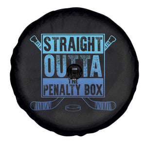 Ice Hockey Player Gifts Spare Tire Cover Straight Outta The Penalty Box TS10 Print Your Wear