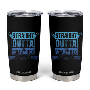 Ice Hockey Player Gifts Tumbler Cup Straight Outta The Penalty Box TS10 Black Print Your Wear