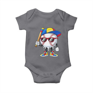 Venezuela Baseball Baby Onesie Venezuelan Pride Baseball Life Style Youth Drip Baseball Boys Kid TS10 Charcoal Print Your Wear