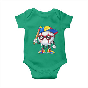 Venezuela Baseball Baby Onesie Venezuelan Pride Baseball Life Style Youth Drip Baseball Boys Kid TS10 Irish Green Print Your Wear
