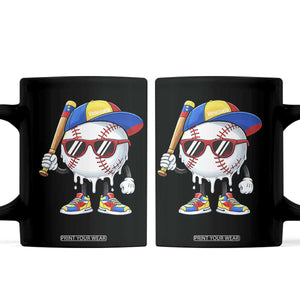 Venezuela Baseball Coffee Mug Venezuelan Pride Baseball Life Style Youth Drip Baseball Boys Kid TS10 Black Print Your Wear
