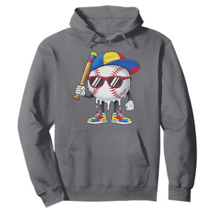 Venezuela Baseball Hoodie Venezuelan Pride Baseball Life Style Youth Drip Baseball Boys Kid TS10 Charcoal Print Your Wear