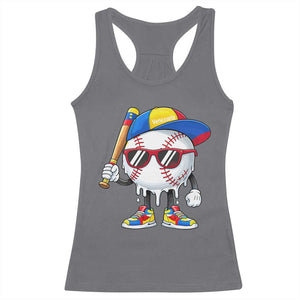 Venezuela Baseball Racerback Tank Top Venezuelan Pride Baseball Life Style Youth Drip Baseball Boys Kid TS10 Charcoal Print Your Wear