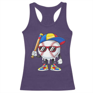 Venezuela Baseball Racerback Tank Top Venezuelan Pride Baseball Life Style Youth Drip Baseball Boys Kid TS10 Purple Print Your Wear