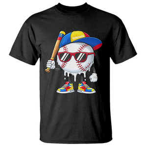 Venezuela Baseball T Shirt Venezuelan Pride Baseball Life Style Youth Drip Baseball Boys Kid TS10 Black Print Your Wear
