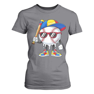 Venezuela Baseball T Shirt For Women Venezuelan Pride Baseball Life Style Youth Drip Baseball Boys Kid TS10 Charcoal Print Your Wear