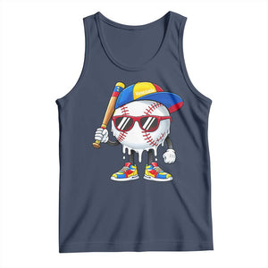 Venezuela Baseball Tank Top Venezuelan Pride Baseball Life Style Youth Drip Baseball Boys Kid TS10 Navy Print Your Wear