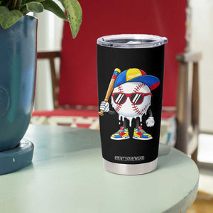Venezuela Baseball Tumbler Cup Venezuelan Pride Baseball Life Style Youth Drip Baseball Boys Kid TS10 Print Your Wear