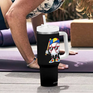 Venezuela Baseball Tumbler With Handle Venezuelan Pride Baseball Life Style Youth Drip Baseball Boys Kid TS10 Print Your Wear