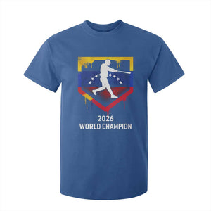 Venezuela Baseball 2026 T Shirt For Kid Venezuelan Flag Baseball Fan Gift TS10 Royal Blue Print Your Wear