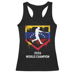 Venezuela Baseball 2026 Racerback Tank Top Venezuelan Flag Baseball Fan Gift TS10 Black Print Your Wear