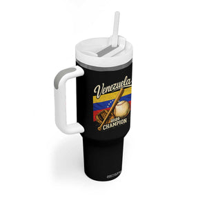 Venezuela Baseball 2026 Tumbler With Handle Champions Vintage Venezuelan Flag Baseball Fan Gift TS10 Print Your Wear