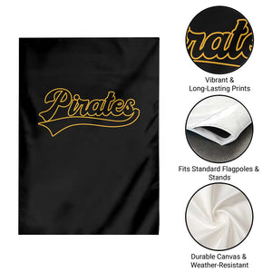 Vintage Pirates Garden Flag Varsity Script Retro Sports Jersey Style Baseball Fans TS10 Print Your Wear