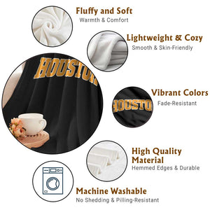 Vintage Astro Throw Blanket Retro Style 70s 80s 90s First Name Vintage Athletic Sports TS10 Print Your Wear