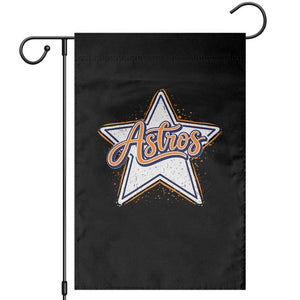 Vintage Astro Script Name Sports Style Garden Flag Retro Baseball Fans TS10 Black Print Your Wear