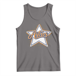 Vintage Astro Script Name Sports Style Tank Top Retro Baseball Fans TS10 Deep Heather Print Your Wear