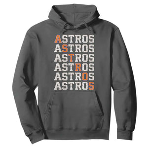Vintage Astro Last Name Hoodie Retro Baseball Fans Sports Style TS10 Dark Heather Print Your Wear
