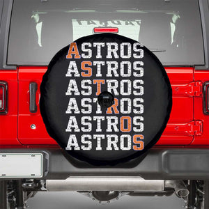 Vintage Astro Last Name Spare Tire Cover Retro Baseball Fans Sports Style TS10 Black Print Your Wear