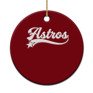 Vintage Astro Script Name Ceramic Ornament Texas Vintage Sports Jersey Style 80s 90s TS10 1pc Red Print Your Wear