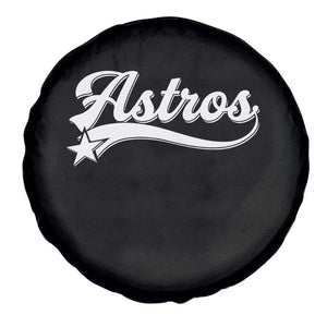Vintage Astro Script Name Spare Tire Cover Texas Vintage Sports Jersey Style 80s 90s TS10 Print Your Wear
