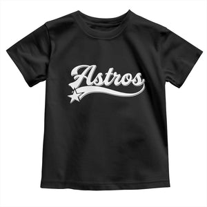Vintage Astro Script Name Toddler T Shirt Texas Vintage Sports Jersey Style 80s 90s TS10 Black Print Your Wear